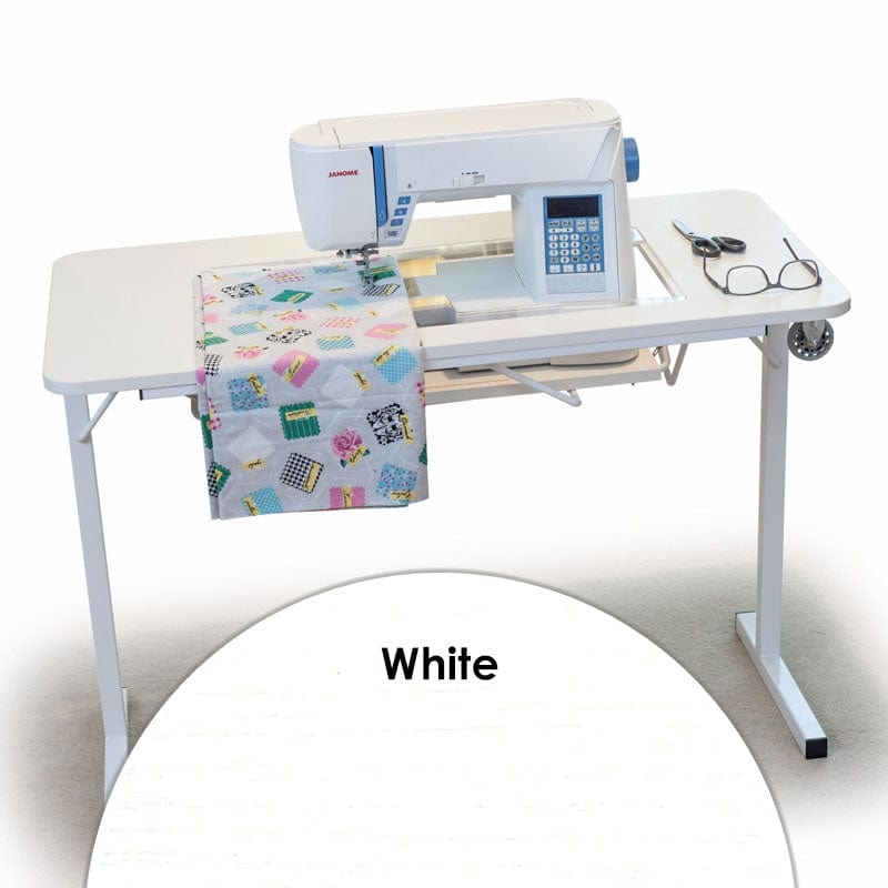 Horn Sewing Cabinets Horn Hideaway Table Mk2 (White) - The Sewing Studio