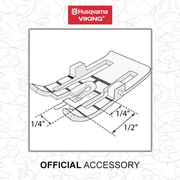 Husqvarna Sewing Machine Accessories Husqvarna Changeable Quilters Guide Foot 413155545 - The Sewing Studio