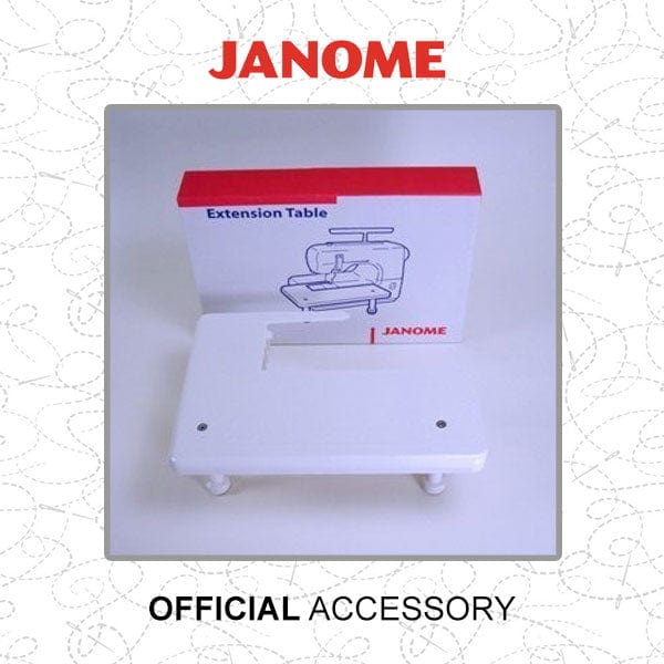 Janome Sewing Machine Accessories Janome Extension Table (11.5x8 Inch) White 795812008  - The Sewing Studio