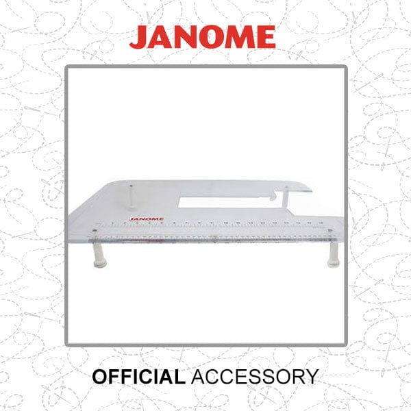 Janome Sewing Machine Accessories Janome Extension Table Extra Wide 859826109 - The Sewing Studio