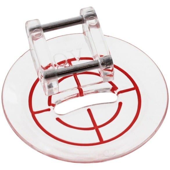 Janome Sewing Machine Accessories Janome Free Motion Quilting Zig Zag Foot (Qv) 859812009 - The Sewing Studio