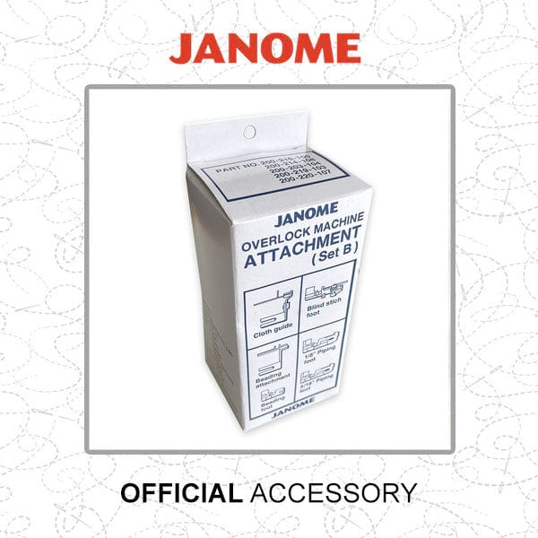 Janome Sewing Machine Accessories Janome Overlocker Accessory Pack SET B - The Sewing Studio