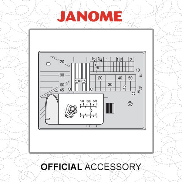 Janome Sewing Machine Accessories Janome Straight Stitch Needle Plate 862817118 - The Sewing Studio