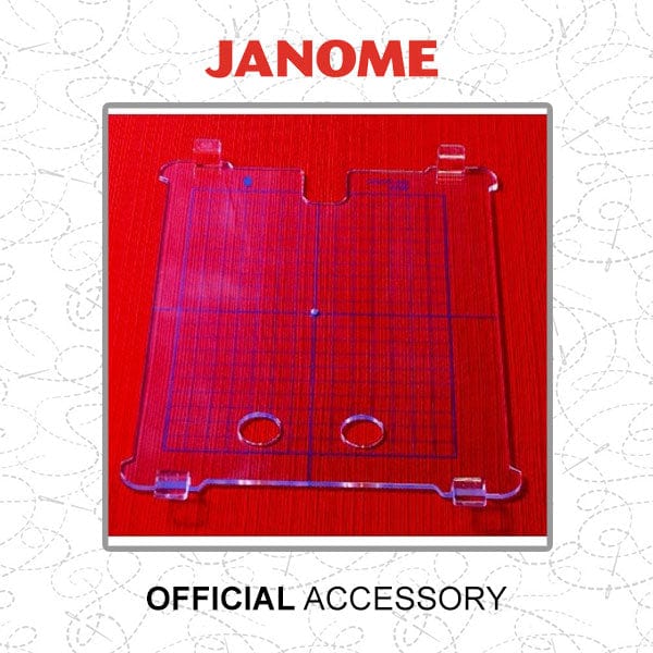Janome Sewing Machine Accessories Janome Template Rectangular (Aq) Hoop 860435101 - The Sewing Studio