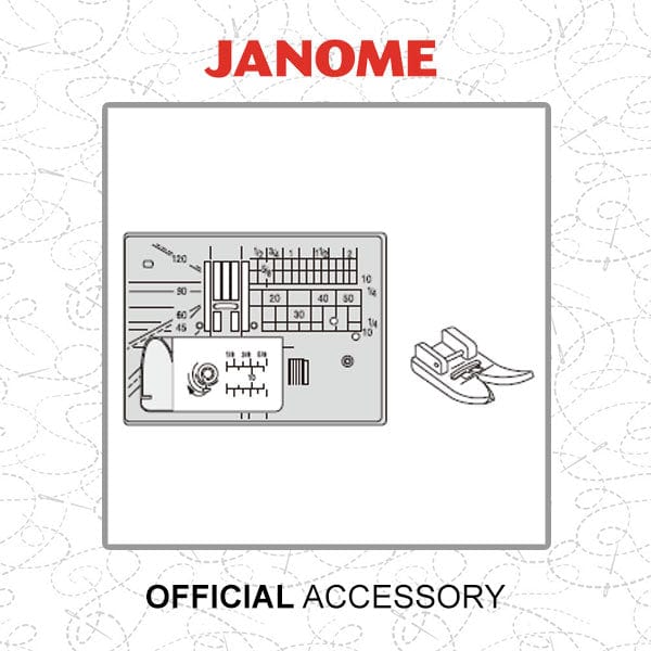 Janome Sewing Machine Accessories Janome Ultra Guide Teflon Foot 200329004 - The Sewing Studio