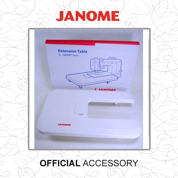 Janome Sewing Machine Accessories Janome White Extension Table 16x24 Inch 499701006  - The Sewing Studio