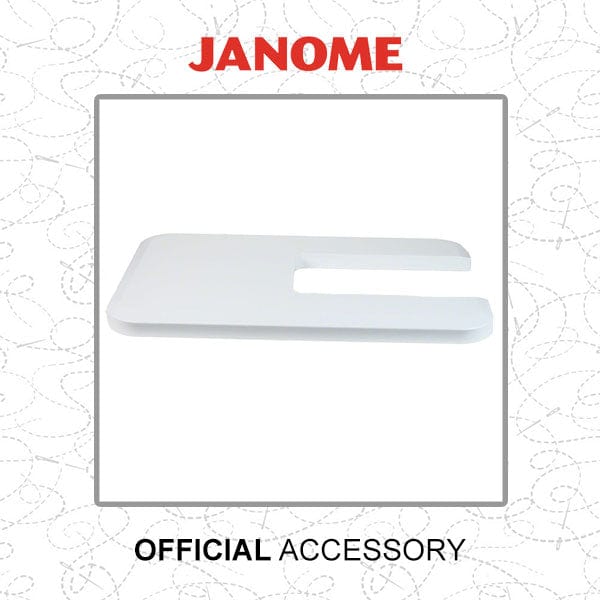 Janome Sewing Machine Accessories Janome White Extension Table Supplied With 16x24 Inch 846401001  - The Sewing Studio