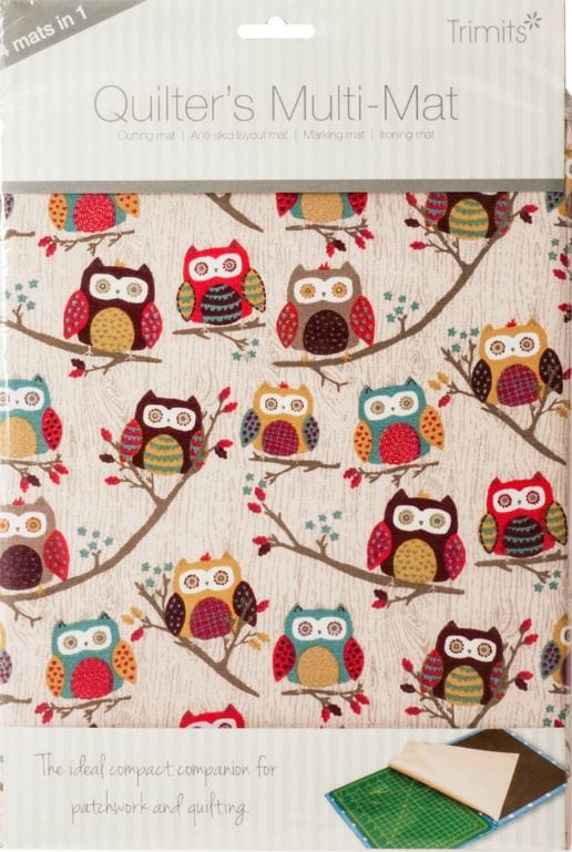 Quilters Multi-Mat: A4 (30 x 24cm): Owl Hoot Design