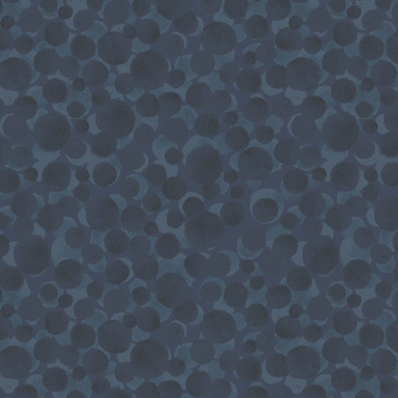Lewis and Irene Fabric Lewis And Irene Bumbleberries Fabric Indigo Basic BB029 - The Sewing Studio