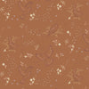 Lewis And Irene Meadowside Fabric Small Seeds Rusty Orange Cc10.3