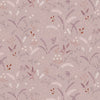 Lewis And Irene Meadowside Fabric Grassfield Gathering On Light Deep Purple Taupe Cc8.2