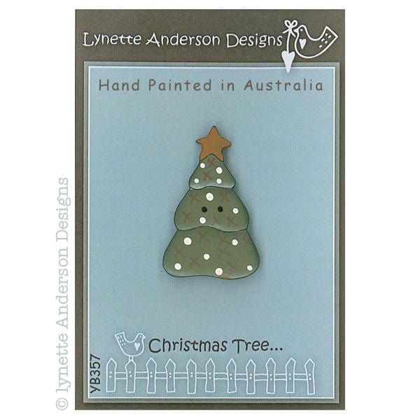 Lynette Anderson Buttons Lynette Anderson Designs Christmas Tree Button - The Sewing Studio