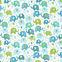 Makower In The Jungle Elephants 2602-B Main Image