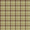 Makower Practical Magic Oxford Checks Brown Fabric 2/278N
