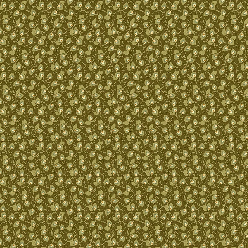 Makower Practical Magic Vine Green Fabric 2/284G