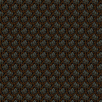 Makower Practical Magic Elderberry Black Fabric 2/288K