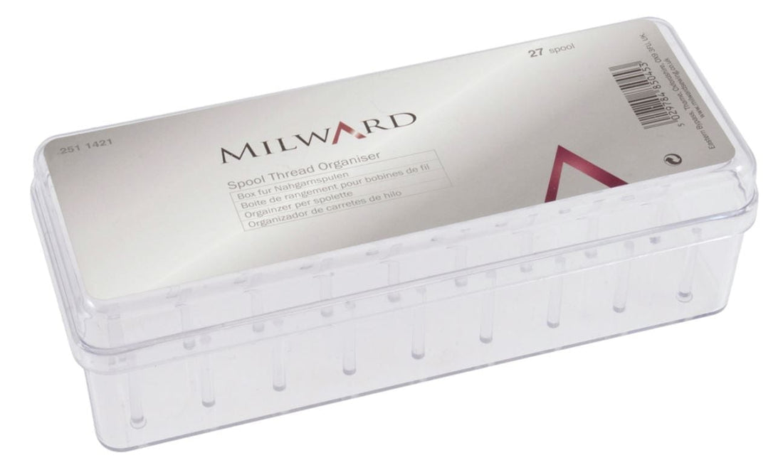 Milward Sewing Tins and Boxes 27 Spool Thread Organiser - The Sewing Studio