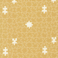 Moda Abc Xyz Fabric Puzzled Yellow 20817-14