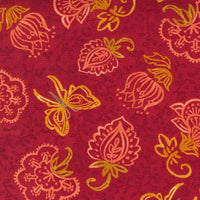 Moda Carolina Lilies Boho Blooms Ruby Fabric 48701 12
