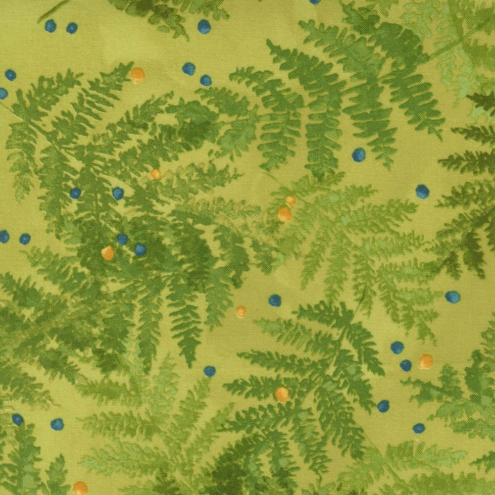 Moda Carolina Lilies Ferns Grass Fabric 48702 17
