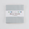 Moda Fabric Bella Solids Charm Pack Zen Grey