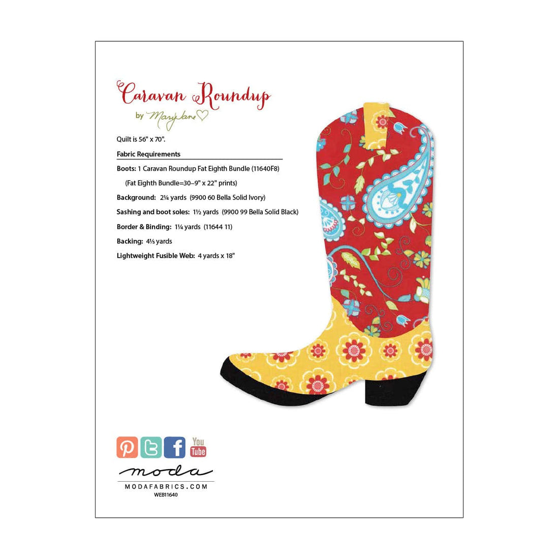 Moda Download Free Pattern: Caravan Roundup - The Sewing Studio