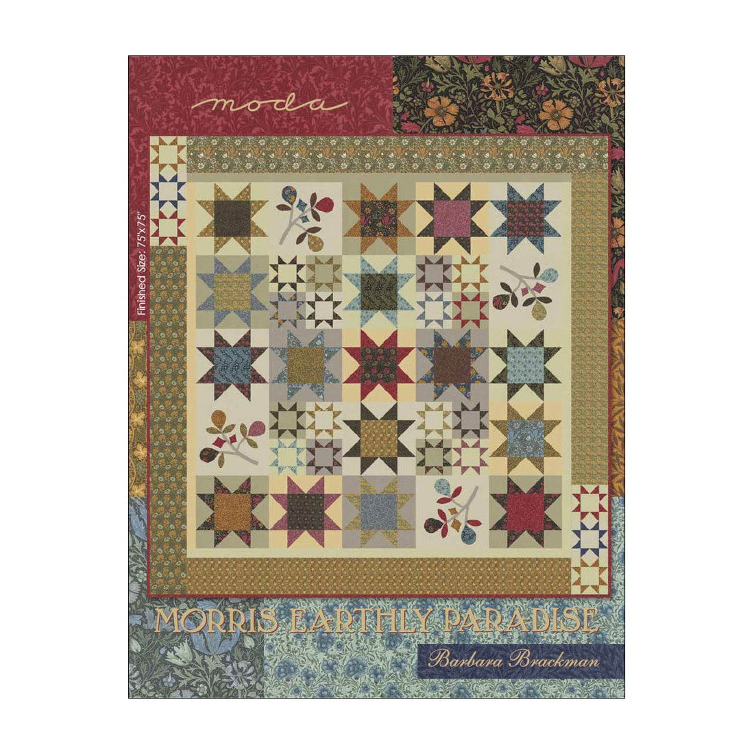 Moda Download Free Pattern: Morris Earthly Paradise Quilt - The Sewing Studio
