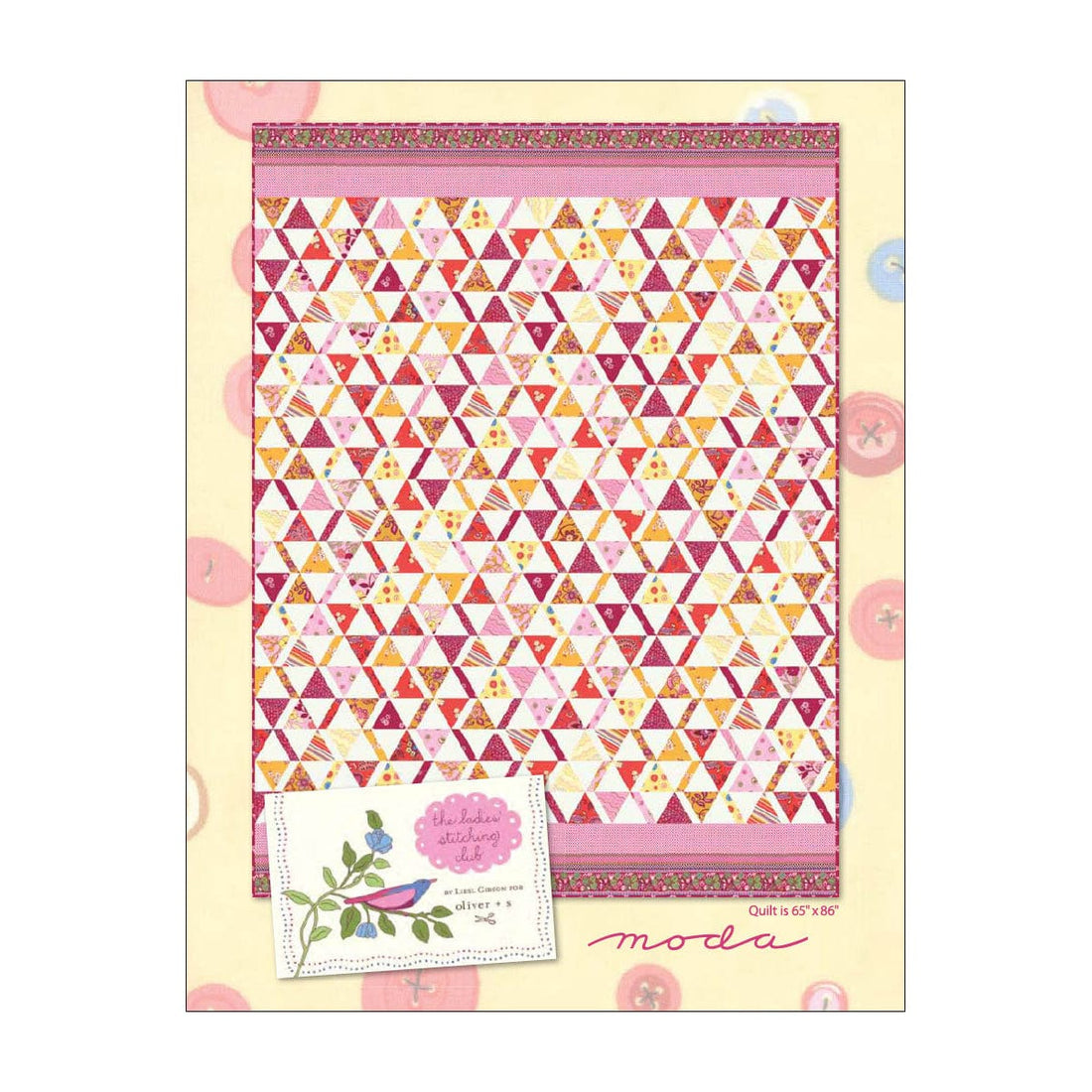 Moda Download Free Pattern: The Ladies Stitching Club Quilt - The Sewing Studio