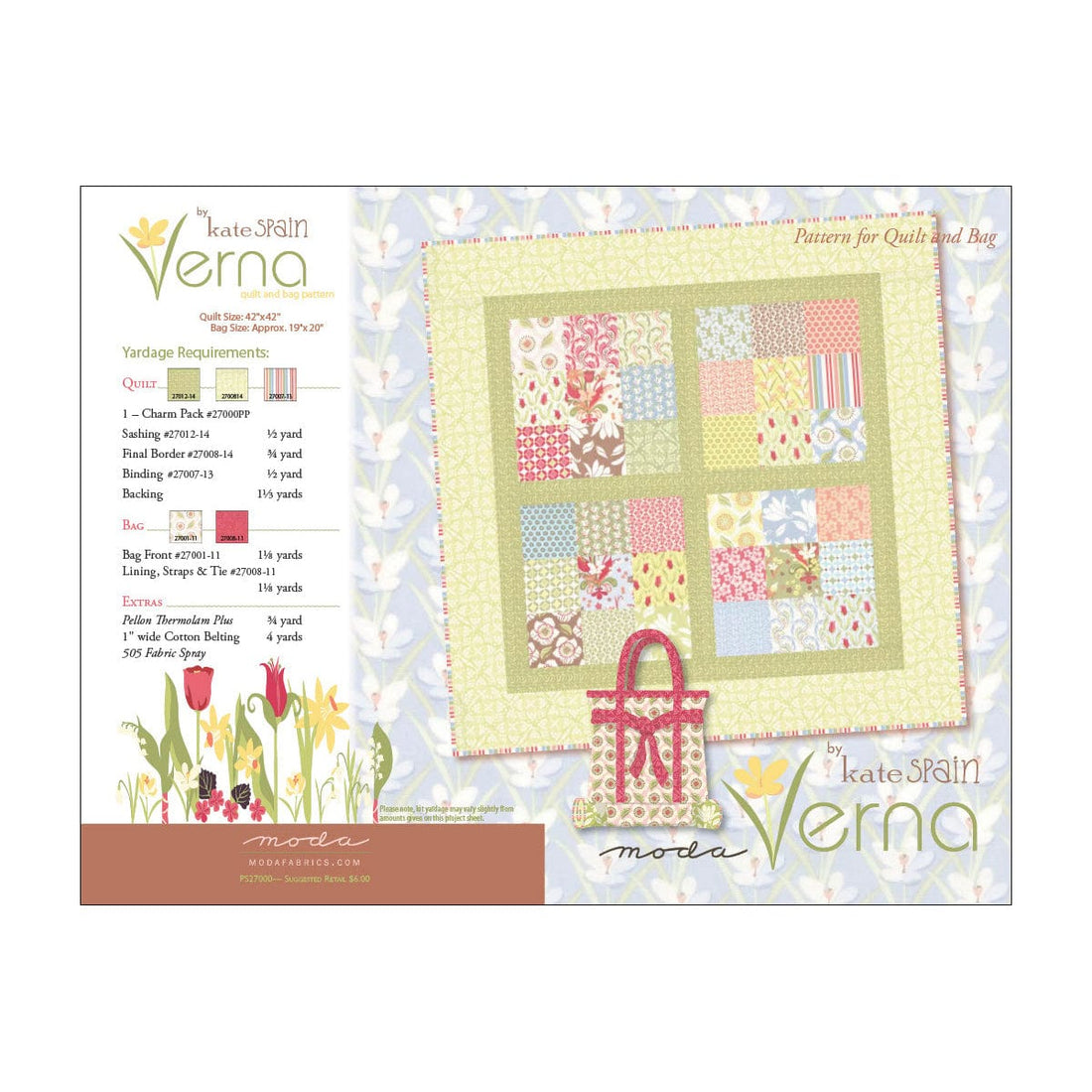 Moda Download Free Pattern: Verna Quilt - The Sewing Studio