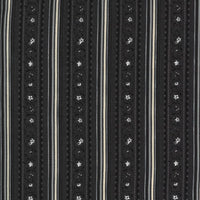 Moda Fabric Boudoir Pressed Linen Stripe Caviar 30654 11