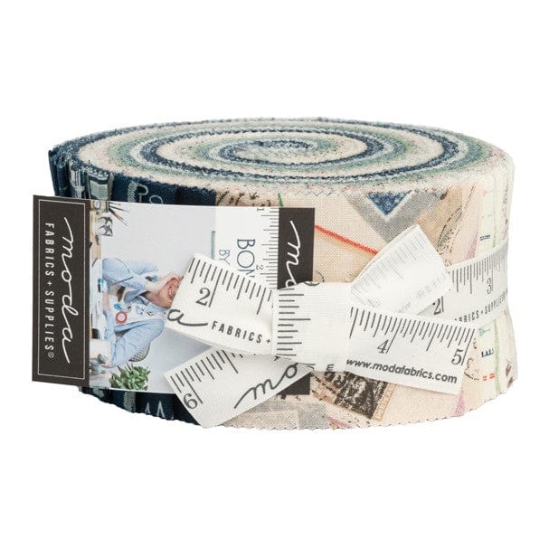 Moda Fabric Pre Cuts Moda Bon Voyage Jelly Roll 16940JR - The Sewing Studio