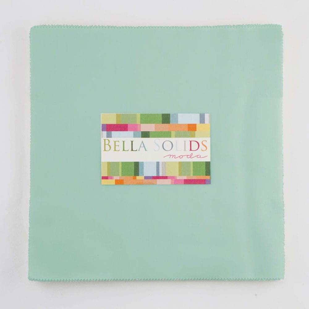 Moda Fabric Pre Cuts Moda Fabric Bella Solids Junior Layer Cake Hometown Sky - The Sewing Studio