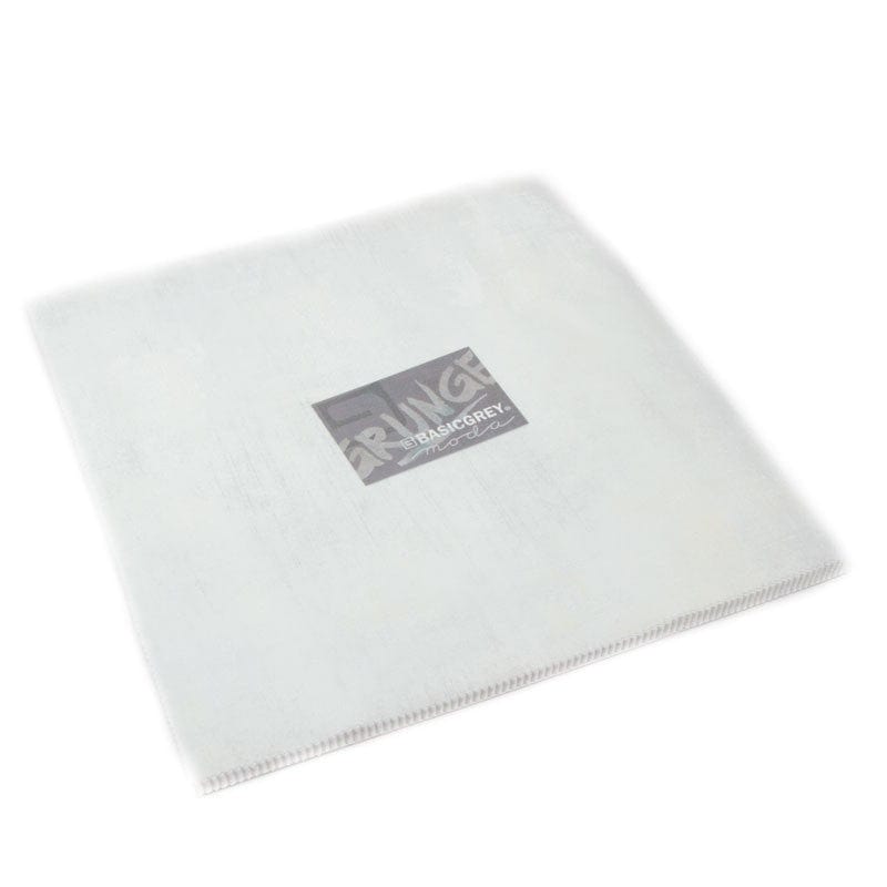 Moda Fabric Pre Cuts Moda Fabric Grunge Junior Layer Cake White - The Sewing Studio