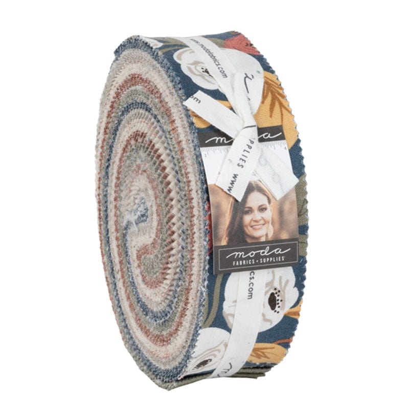 Moda Fabric Pre Cuts Moda Flower Pot Honey Bun 5160HB - The Sewing Studio