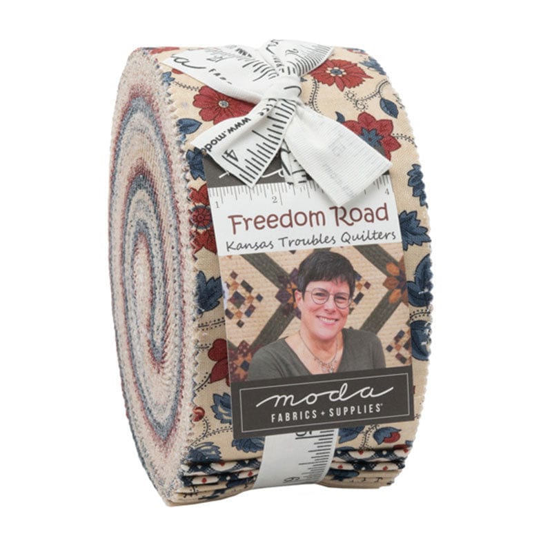 Moda Fabric Pre Cuts Moda Freedom Road Jelly Roll 9690JR - The Sewing Studio