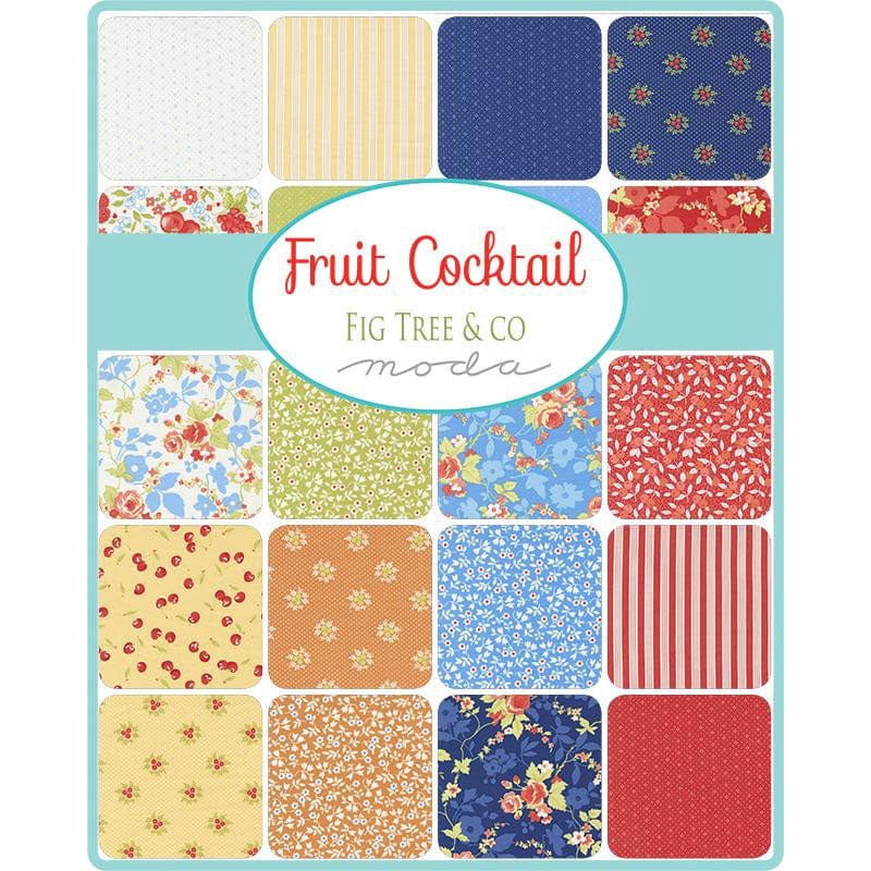 Moda Fabric Pre Cuts Moda Fruit Cocktail Jelly Roll 20460JR - The Sewing Studio
