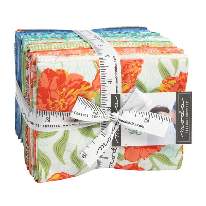 Moda Fabric Pre Cuts Moda Garden Society Fat Quarter Bundle 32 Piece 11890AB - The Sewing Studio
