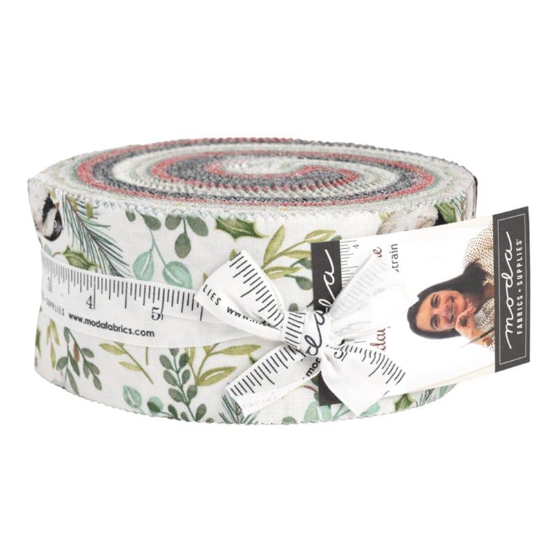 Moda Fabric Pre Cuts Moda Holidays At Home Jelly Roll 56070JR - The Sewing Studio