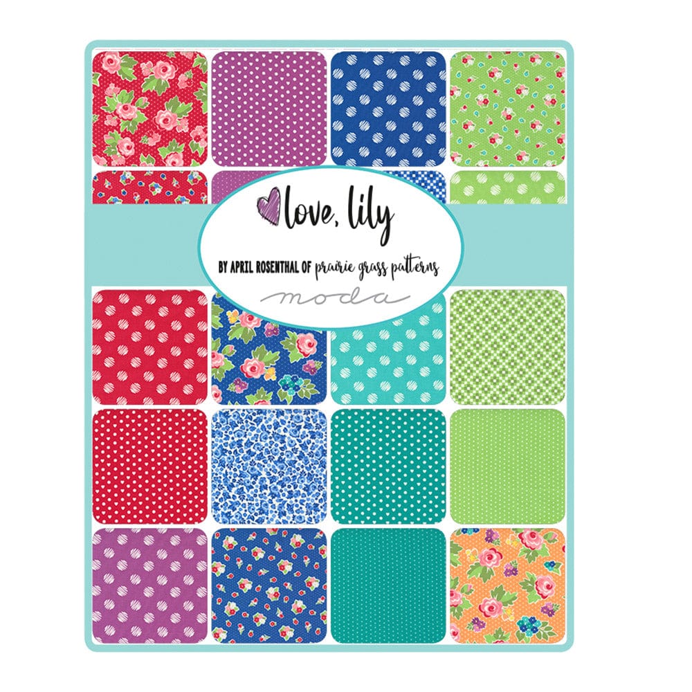 Moda Fabric Pre Cuts Moda Love Lily Fat Quarter Bundle - The Sewing Studio