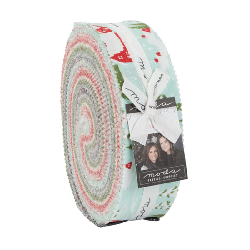 Moda Fabric Pre Cuts Moda Merry Little Christmas Honey Bun 55240HB - The Sewing Studio