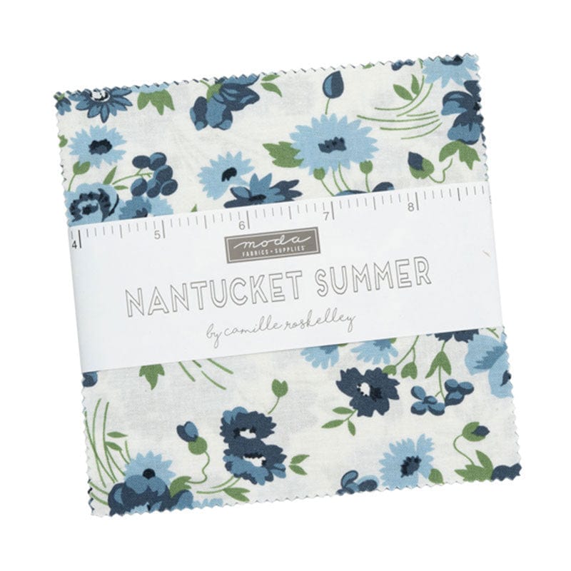 Moda Fabric Pre Cuts Moda Nantucket Summer Charm Pack 55260PP - The Sewing Studio
