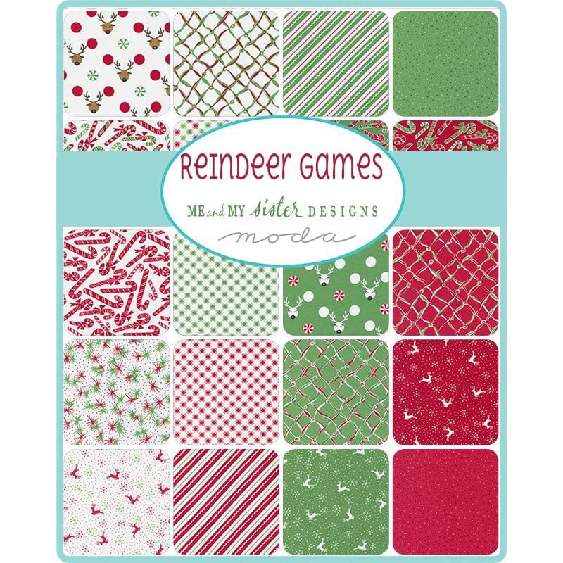 Moda Fabric Pre Cuts Moda Reindeer Games Layer Cake 22440LC - The Sewing Studio