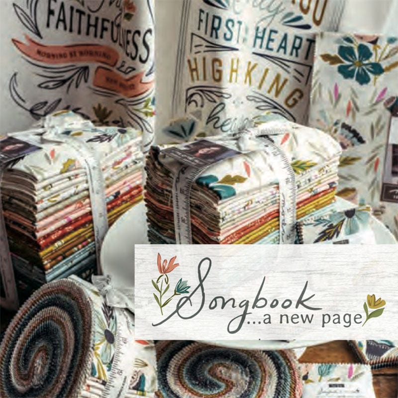 Moda Fabric Pre Cuts Moda Songbook A New Page Layer Cake 45550LC - The Sewing Studio