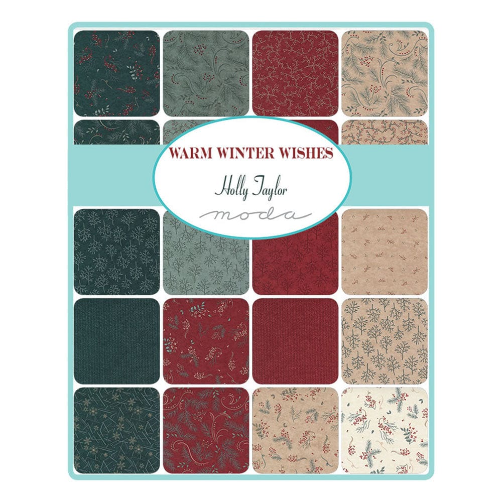 Moda Fabric Pre Cuts Moda Warm Winter Wishes Fat Quarter Bundle - The Sewing Studio