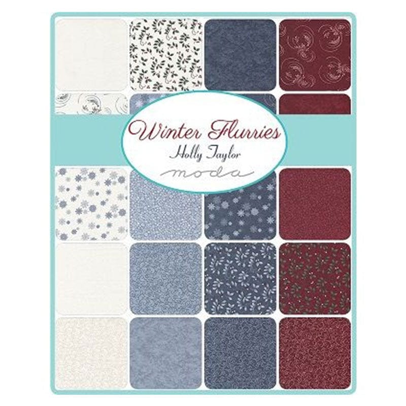 Moda Fabric Pre Cuts Moda Winter Flurries Layer Cake 6880LC  - The Sewing Studio
