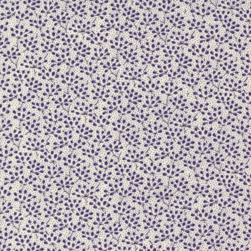 Moda Garden Gatherings Shirtings Fabric Ground Cover Lavender 49171-16