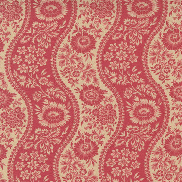 Moda La Vie Boheme Athenes Stripe French Red Fabric 13901 11