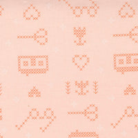 Moda Make Time Icons Blush Fabric 24570 12