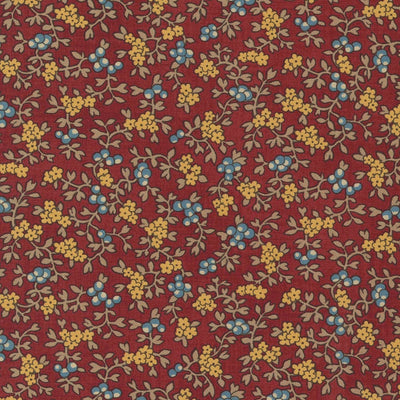Moda Mary Anns Gift Berry Picking Red Fabric 31631 12