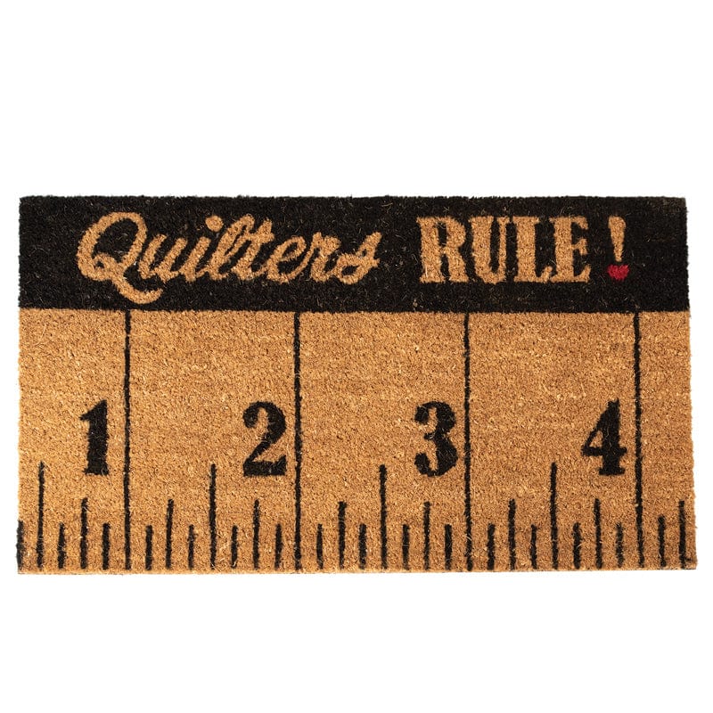 Moda Quilting Accessories Moda Quilters Rule Doormat - The Sewing Studio